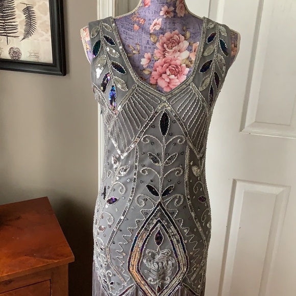 NWT Sequin Flapper Dress - Picture 3 of 8